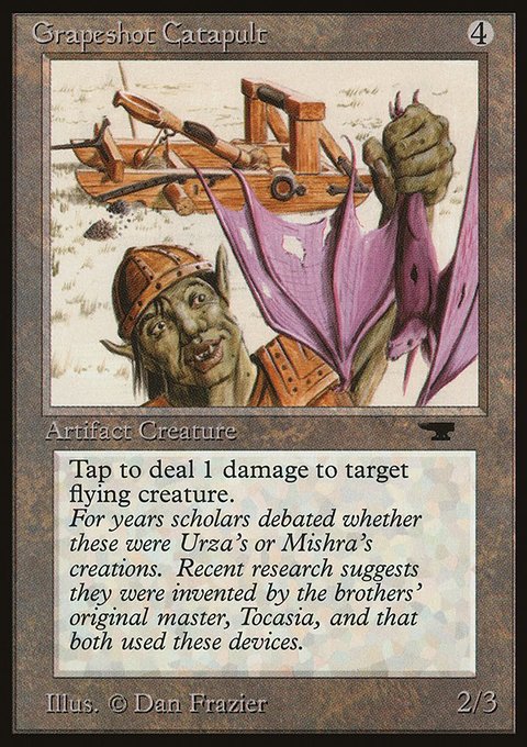 Grapeshot Catapult, Antiquities #52, Magic: The Gathering card
