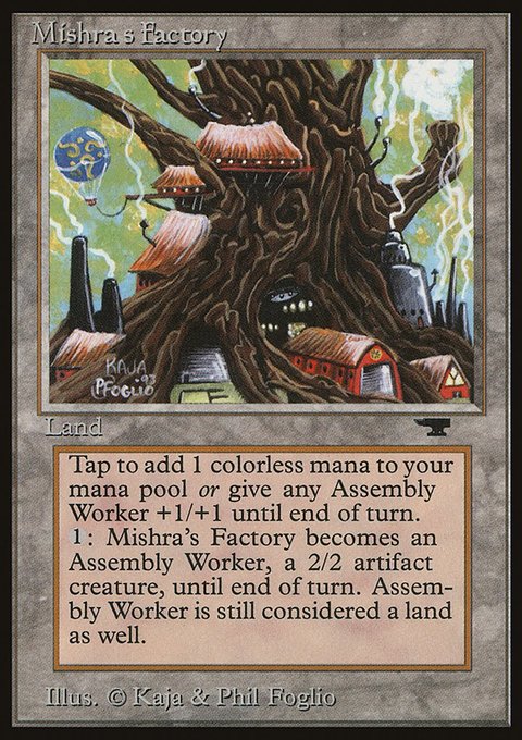 Mishra's Factory, Antiquities #80a, Magic: The Gathering card
