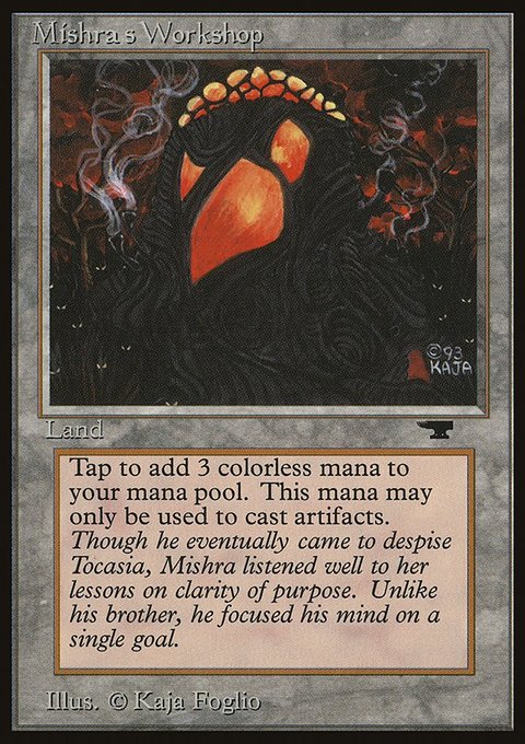 Mishra's Workshop, Antiquities #81, Magic: The Gathering card