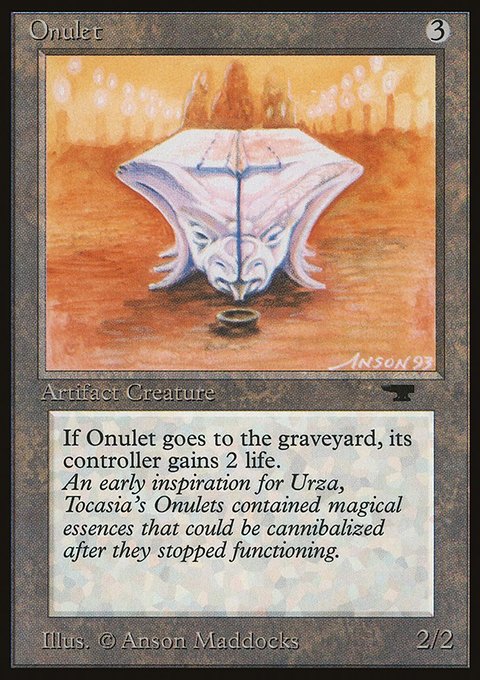 Onulet, Antiquities #59, Magic: The Gathering card