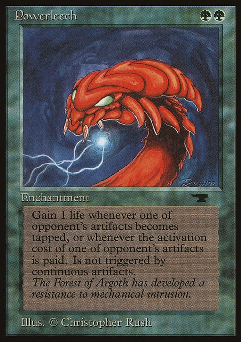 Powerleech, Antiquities #34, Magic: The Gathering card