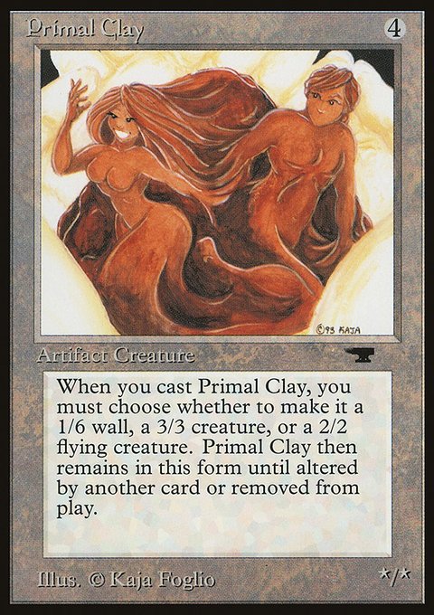 Primal Clay, Antiquities #61, Magic: The Gathering card