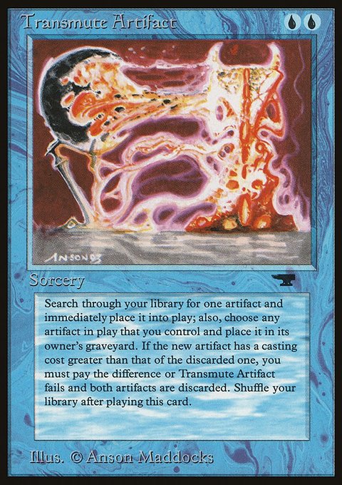 Transmute Artifact, Antiquities #14, Magic: The Gathering card