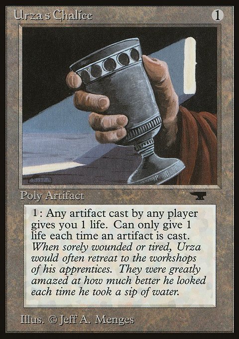 Urza's Chalice, Antiquities #75, Magic: The Gathering card
