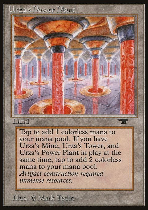 Urza's Power Plant, Antiquities #84b, Magic: The Gathering card