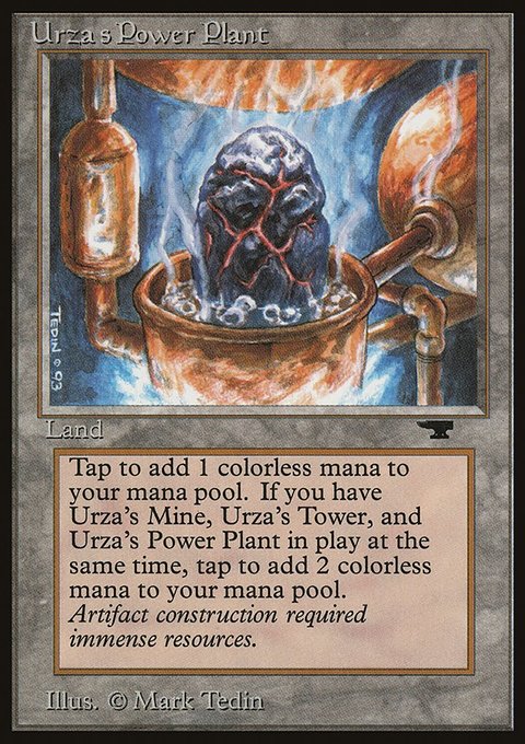 Urza's Power Plant, Antiquities #84d, Magic: The Gathering card