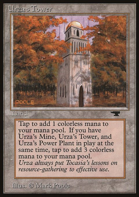 Urza's Tower, Antiquities #85a, Magic: The Gathering card