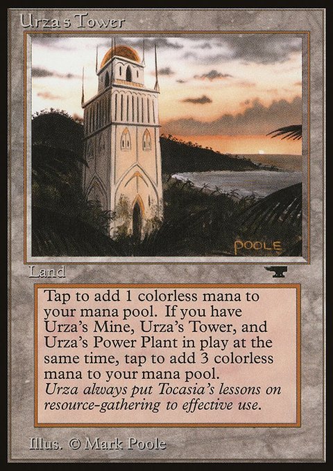 Urza's Tower, Antiquities #85b, Magic: The Gathering card