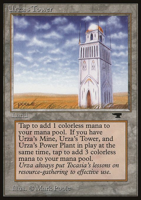 Urza's Tower, Antiquities #85c, Magic: The Gathering card