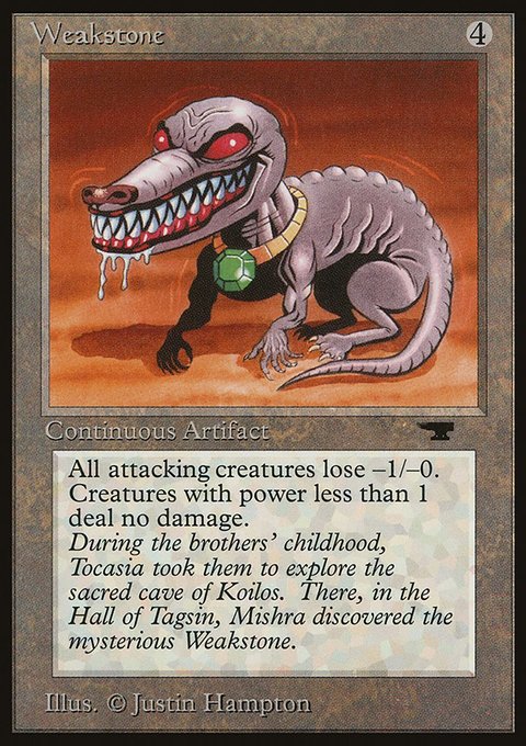 Weakstone, Antiquities #78, Magic: The Gathering card