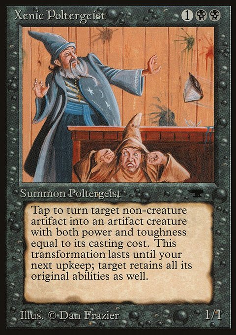 Xenic Poltergeist, Antiquities #20, Magic: The Gathering card