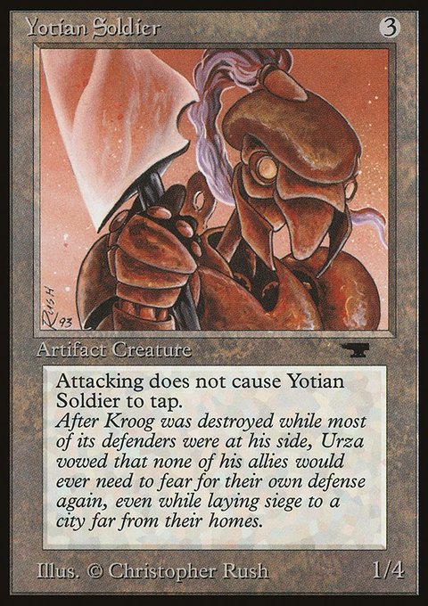 Yotian Soldier, Antiquities #79, Magic: The Gathering card