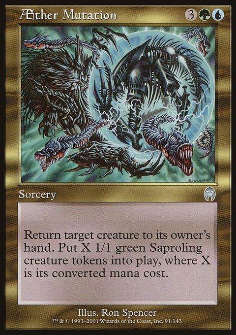 Aether Mutation, Apocalypse #91, Magic: The Gathering card