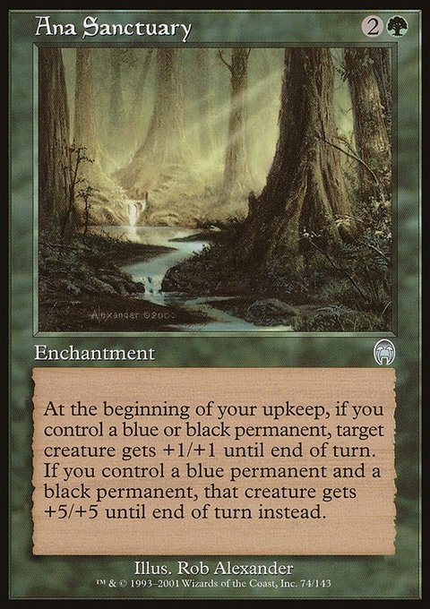 Ana Sanctuary, Apocalypse #74, Magic: The Gathering card