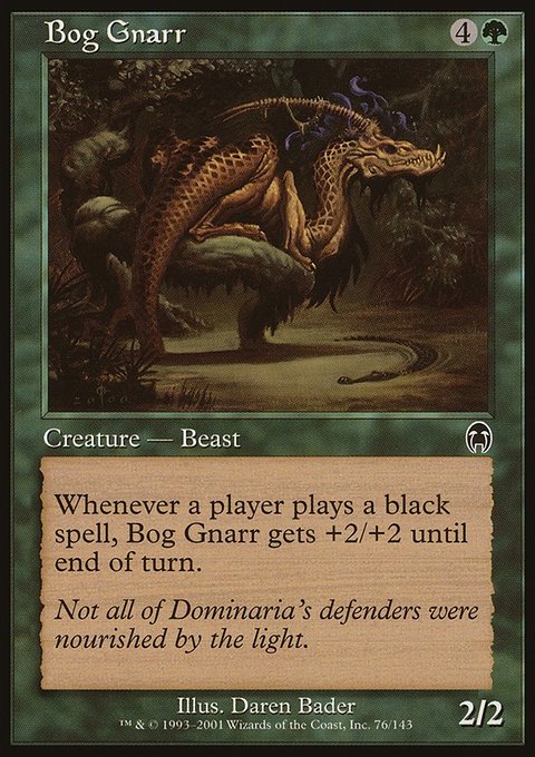 Bog Gnarr, Apocalypse #76, Magic: The Gathering card