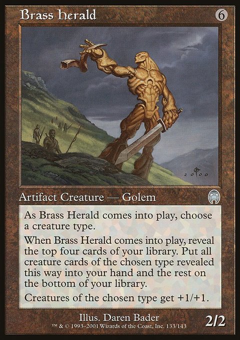 Brass Herald, Apocalypse #133, Magic: The Gathering card