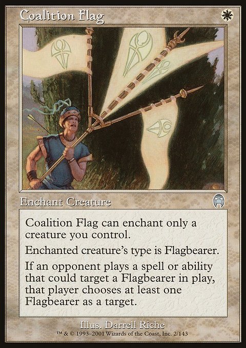 Coalition Flag, Apocalypse #2, Magic: The Gathering card