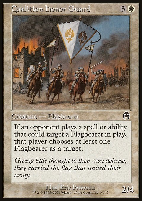 Coalition Honor Guard, Apocalypse #3, Magic: The Gathering card