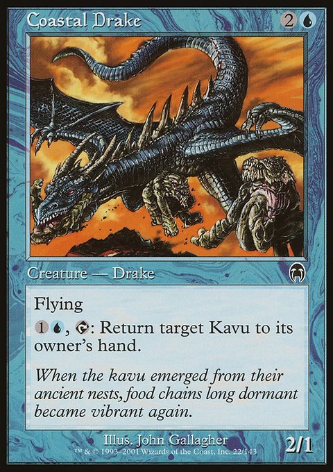 Coastal Drake, Apocalypse #22, Magic: The Gathering card