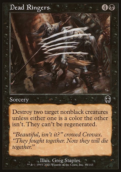 Dead Ringers, Apocalypse #37, Magic: The Gathering card