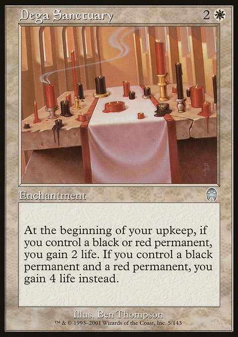 Dega Sanctuary, Apocalypse #5, Magic: The Gathering card