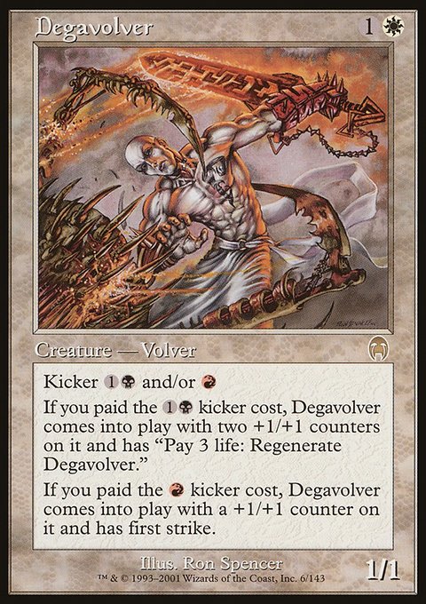 Degavolver, Apocalypse #6, Magic: The Gathering card
