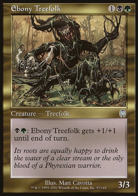 Ebony Treefolk, Apocalypse #97, Magic: The Gathering card
