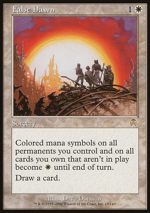 False Dawn, Apocalypse #10, Magic: The Gathering card