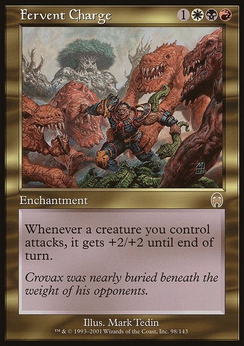 Fervent Charge, Apocalypse #98, Magic: The Gathering card
