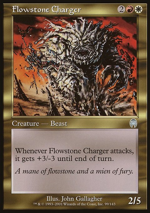 Flowstone Charger, Apocalypse #99, Magic: The Gathering card
