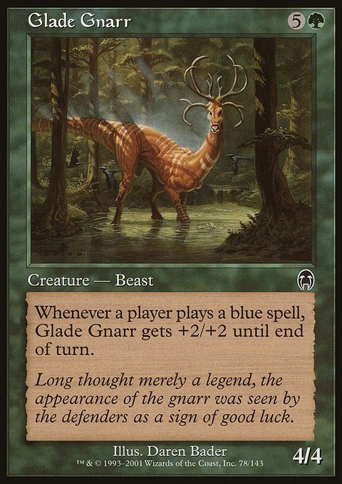 Glade Gnarr, Apocalypse #78, Magic: The Gathering card