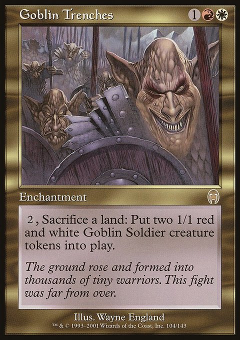 Goblin Trenches, Apocalypse #104, Magic: The Gathering card