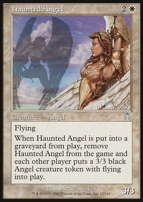 Haunted Angel, Apocalypse #12, Magic: The Gathering card