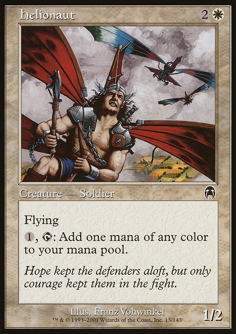 Helionaut, Apocalypse #13, Magic: The Gathering card
