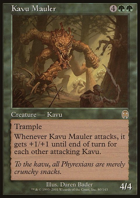 Kavu Mauler, Apocalypse #80, Magic: The Gathering card