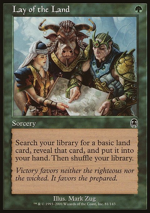 Lay of the Land, Apocalypse #81, Magic: The Gathering card