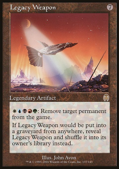 Legacy Weapon, Apocalypse #137, Magic: The Gathering card