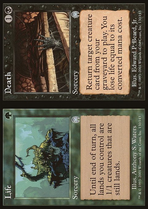 Life // Death, Apocalypse #130, Magic: The Gathering card