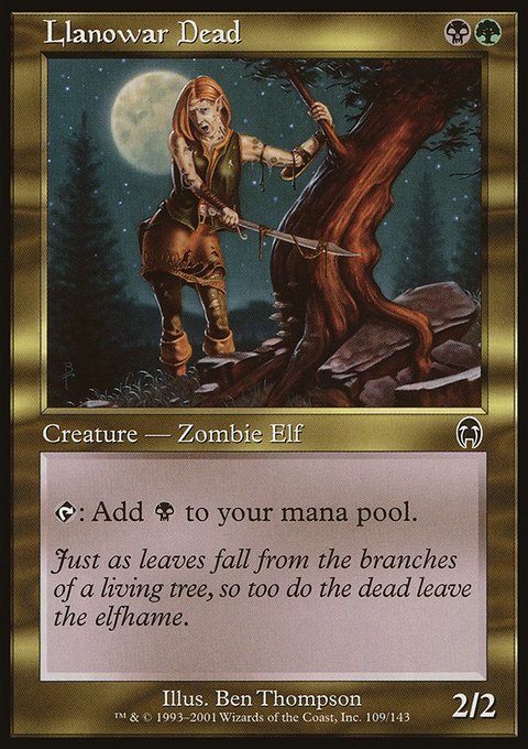 Llanowar Dead, Apocalypse #109, Magic: The Gathering card