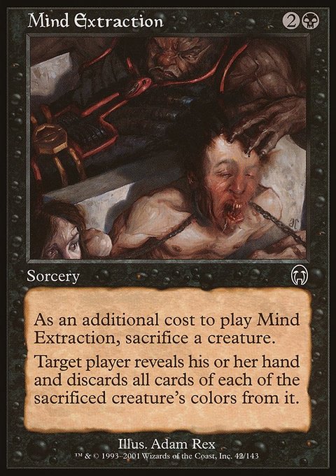 Mind Extraction, Apocalypse #42, Magic: The Gathering card