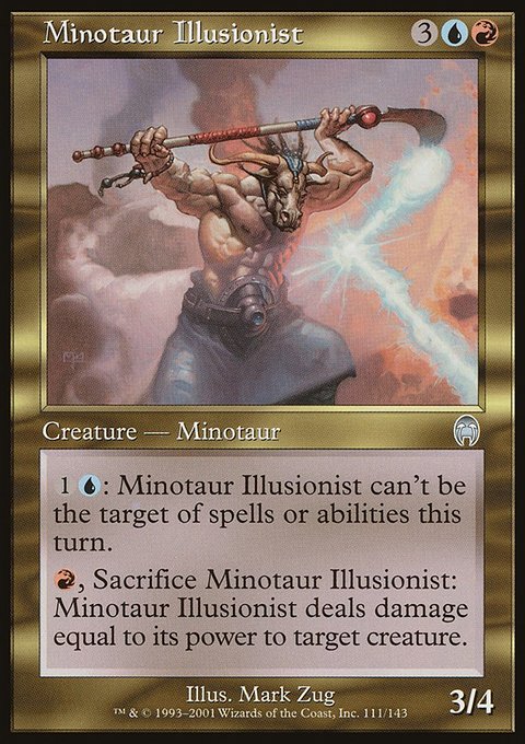 Minotaur Illusionist, Apocalypse #111, Magic: The Gathering card