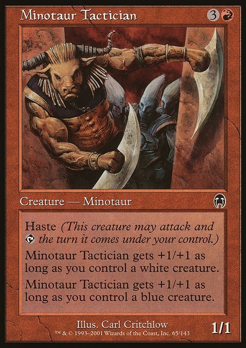 Minotaur Tactician, Apocalypse #65, Magic: The Gathering card