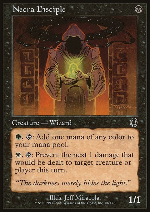 Necra Disciple, Apocalypse #44, Magic: The Gathering card