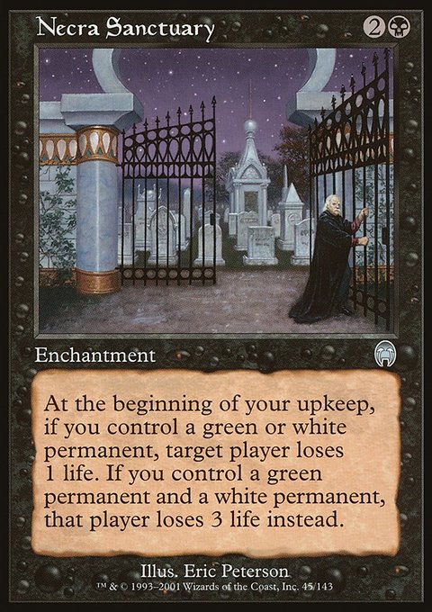 Necra Sanctuary, Apocalypse #45, Magic: The Gathering card