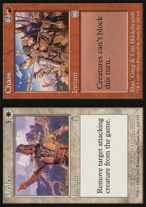 Order // Chaos, Apocalypse #132, Magic: The Gathering card