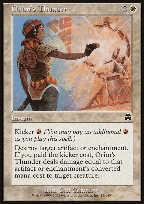 Orim's Thunder, Apocalypse #15, Magic: The Gathering card