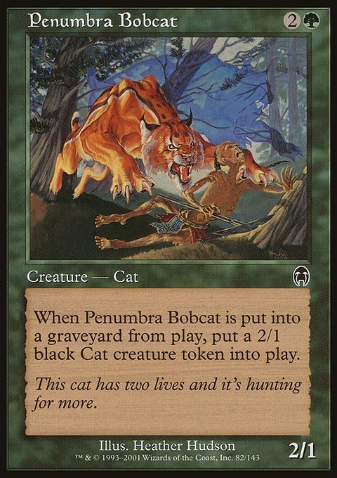 Penumbra Bobcat, Apocalypse #82, Magic: The Gathering card