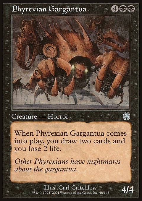 Phyrexian Gargantua, Apocalypse #48, Magic: The Gathering card