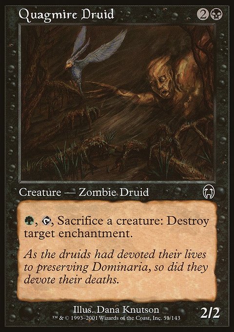 Quagmire Druid, Apocalypse #51, Magic: The Gathering card