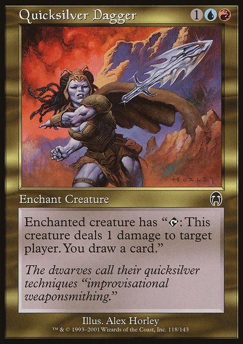 Quicksilver Dagger, Apocalypse #118, Magic: The Gathering card